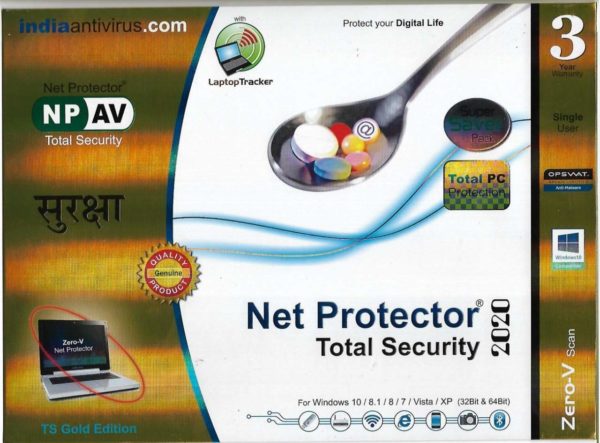 NPAV Net Protector 2020 Total Security Gold Edition - 1 PC, 3 Years