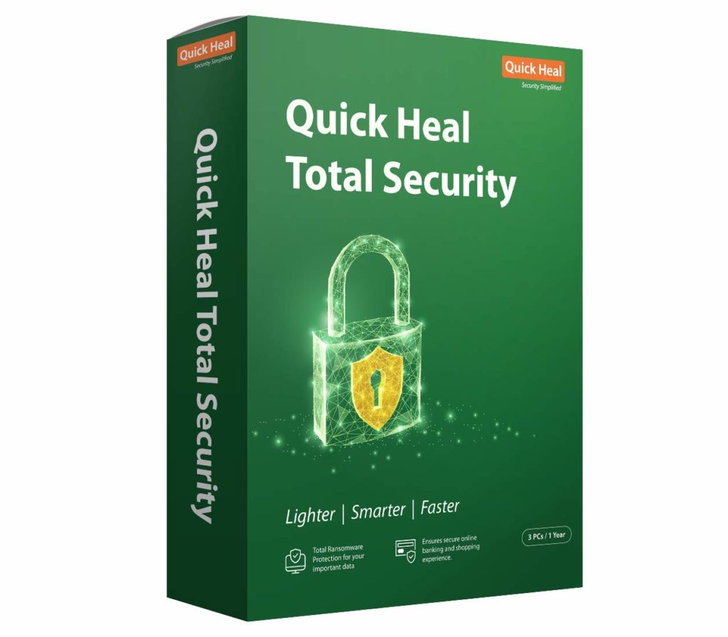 Antivirus Quick Heal Total Security Latest Version - 3 PC, 1 Year