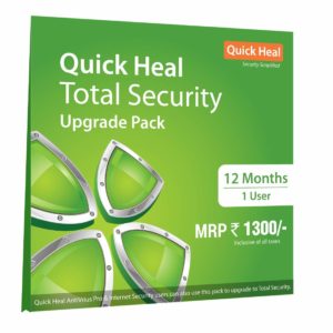 Quick Heal Total Security Renewal Upgrade Silver Pack - 1 User, 1 Year