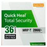 Antivirus Quick Heal Total Security Renewal Upgrade Gold Pack - 1 User, 3 Year