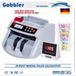 GOBBLER PX5388 Business-Grade Note Counting Machine with Fake Note Detection with Large LCD Display | Counts all New & Old Notes