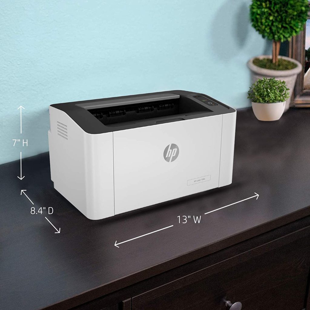 Hp Laserjet 108a Monochrome Laser Printer With Usb Connectivity Compact Design Fast Printing 9009