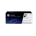 HP 12A 2-pack Black Original LaserJet Toner Cartridges