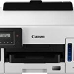 Canon MAXIFY GX5070 - A4 Wi-Fi Refillable Ink Tank Business Duplex Printer. Wi-Fi & Wi-Fi Direct, Apple Airprint™ and Mopria™ Print Service, white color