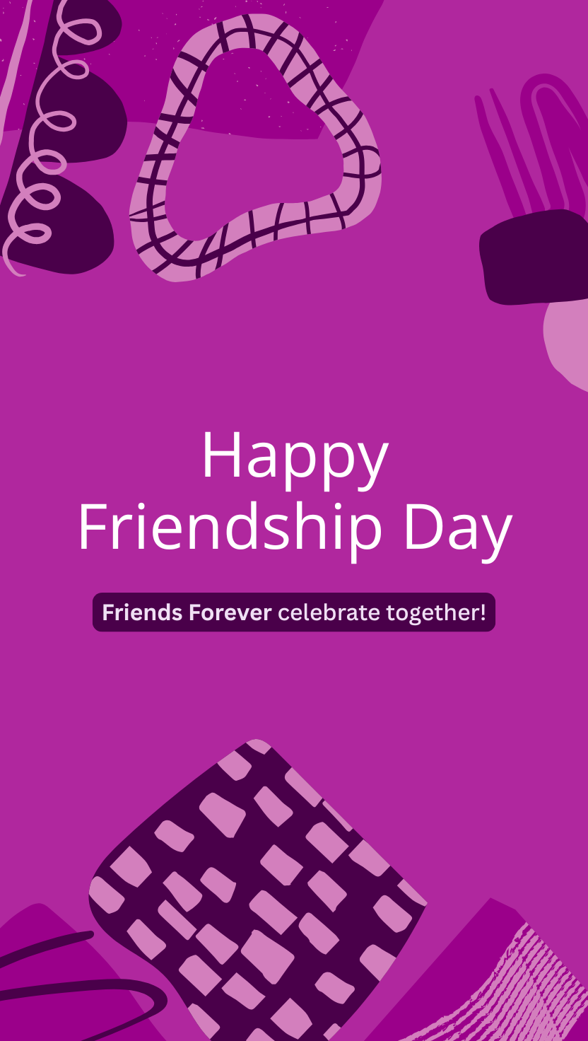 Happy Friendship Day - Friends Forever banner